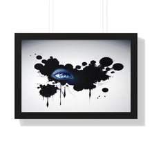 Load image into Gallery viewer, Framed Horizontal Poster The Eye In Clouds
