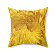 Load image into Gallery viewer, Pillow Yellow Petals Summer Blooms Collection two - tone green
