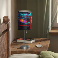 Load image into Gallery viewer, Lamp on a Stand, Cosmic Cat
