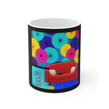 Load image into Gallery viewer, Ceramic Mug 11oz Coffee is my love language Jazzy Jazz Collection
