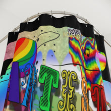 Load image into Gallery viewer, Polyester Shower Curtain/Artist
