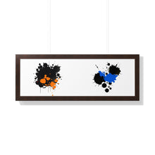 Load image into Gallery viewer, Framed Horizontal Poster Ink Blot #3
