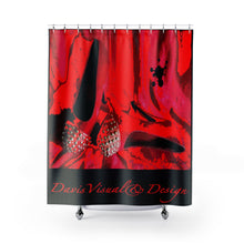 Load image into Gallery viewer, Shower Curtains PAINT THE TOWN RED
