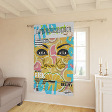 Load image into Gallery viewer, Window Curtains (1 Piece). Lemon. Chapstick
