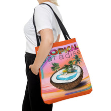 Load image into Gallery viewer, Tote Bag Coconut Island/Orange

