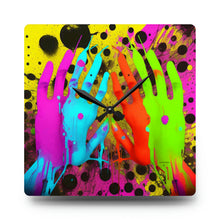 Load image into Gallery viewer, Acrylic Wall Clock/Time at Hand
