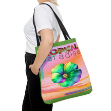Load image into Gallery viewer, Tote Bag FLOWER #1Green
