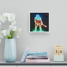 Load image into Gallery viewer, Acrylic Wall Clock Guitar girl
