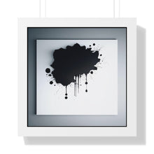 Load image into Gallery viewer, Framed Horizontal Poster/Ink Blot
