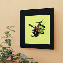 Load image into Gallery viewer, Square Acrylic Wall Clock. The Wild One
