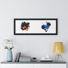 Load image into Gallery viewer, Framed Horizontal Poster Ink Blot #3
