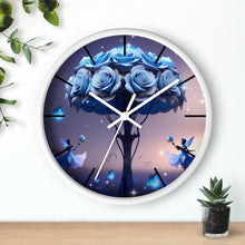 Load image into Gallery viewer, Woodden Frame Wall Clock/BlueRose
