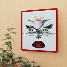 Load image into Gallery viewer, Acrylic Wall Clock/Beauty. Queen Smile
