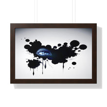 Load image into Gallery viewer, Framed Horizontal Poster The Eye In Clouds
