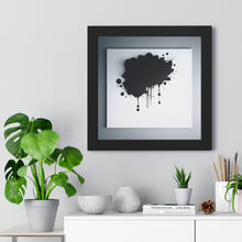 Load image into Gallery viewer, Framed Horizontal Poster/Ink Blot
