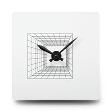 Load image into Gallery viewer, Acrylic Wall Clock Geo Square 10.75x10.75
