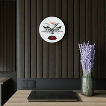 Load image into Gallery viewer, Acrylic Wall Clock/Beauty Queen Smile
