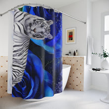 Load image into Gallery viewer, Polyester Shower Curtain/Tiger Rose
