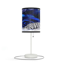 Load image into Gallery viewer, Lamp on a Stand Tiger Rose
