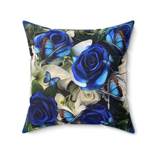 Load image into Gallery viewer, Pillow Blue Rose
