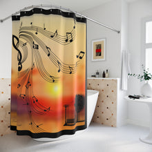 Load image into Gallery viewer, Polyester Shower Curtain/Love is in the Air
