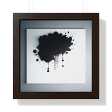 Load image into Gallery viewer, Framed Horizontal Poster/Ink Blot
