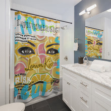 Load image into Gallery viewer, Shower Curtains Title Lemon Chapstick
