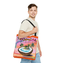 Load image into Gallery viewer, Tote Bag Coconut Island/Orange

