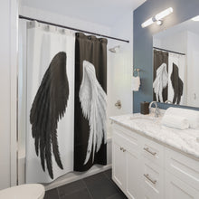 Load image into Gallery viewer, Shower Curtains Title  Give Me Wings
