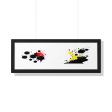 Load image into Gallery viewer, Framed Horizontal Poster Ink Blot #2
