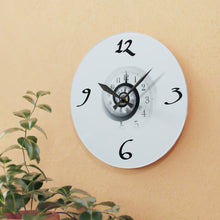Load image into Gallery viewer, Acrylic Wall Clock Swirling out of Time
