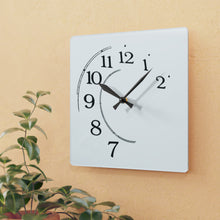 Load image into Gallery viewer, Acrylic Wall Clock Running Out of Time
