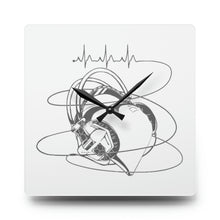 Load image into Gallery viewer, Acrylic Wall Clock. Heart Beat
