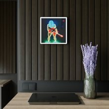 Load image into Gallery viewer, Acrylic Wall Clock Guitar girl
