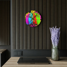 Load image into Gallery viewer, Acrylic Wall Clock/Time in Hand/Round
