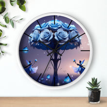 Load image into Gallery viewer, Woodden Frame Wall Clock/BlueRose

