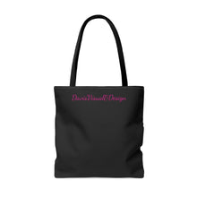 Load image into Gallery viewer, Tote Bag TWO- TONE BLACK Summer Blooms Collection/Colors in Bloom
