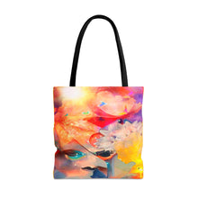 Load image into Gallery viewer, Tote Bag Yellow Title Sun Rays
