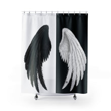 Load image into Gallery viewer, Shower Curtains Title  Give Me Wings
