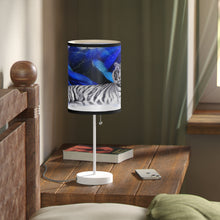 Load image into Gallery viewer, Lamp on a Stand Tiger Rose
