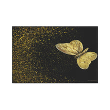 Load image into Gallery viewer, Heavy Duty Floor Mat Gold Butterfly
