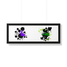 Load image into Gallery viewer, Framed Horizontal Poster Ink Blot. #2
