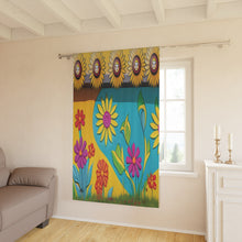 Load image into Gallery viewer, Window Curtains (1 Piece) Sunflower
