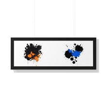 Load image into Gallery viewer, Framed Horizontal Poster Ink Blot #3
