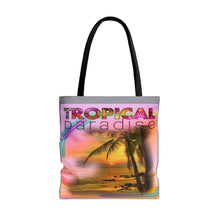 Load image into Gallery viewer, Tote Bag Paradise Beach/ Grey
