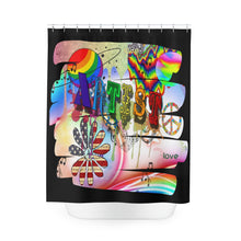 Load image into Gallery viewer, Polyester Shower Curtain/Artist
