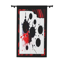 Load image into Gallery viewer, Window Curtains (1 Piece) RED BLOT
