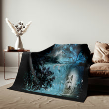 Load image into Gallery viewer, Sweatshirt Blanket Title Wolf Dreams -
