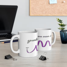 Load image into Gallery viewer, Ceramic Mug 11oz /sparkle like you own it

