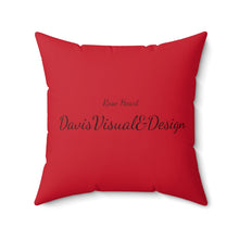 Load image into Gallery viewer, Square  Accent Pillow The Rose Heart Collection
